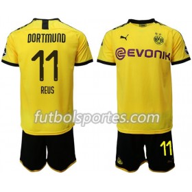 Camisetas Niños Borussia Dortmund Reus 11 Primera Equipacion 2019/2020